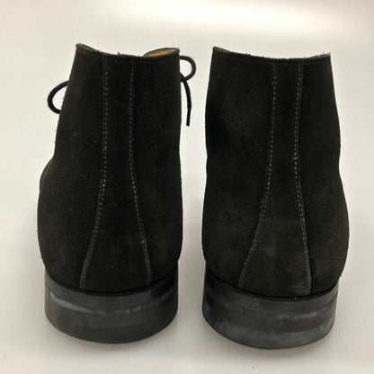 クロケット&ジョーンズ  チャッカブーツ CHERTSEY スエード サイズ8.5 メンズ ブラック CROCKETT&JONES ブーツ 約27.0cm【LA】【中古】