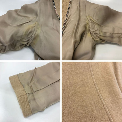 美品◆バーバリー ダッフルコート ウール レディース ベージュ サイズ7 BURBERRY 【AFA4】