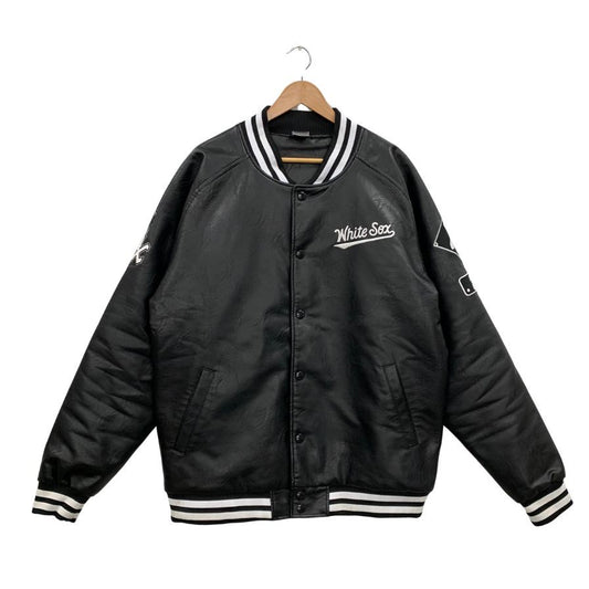 新品同様◆ファナティクス ホワイトソックス スタジャン ブラック XL Fanatics White Sox 【AFA19】