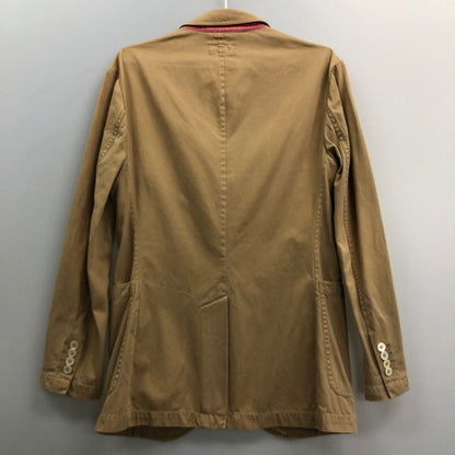 中古◆ポロラルフローレン テーラードジャケット 段返り 3B 90年代 オールド ベージュ メンズ サイズ36 Polo Ralph Lauren 【AFA1】