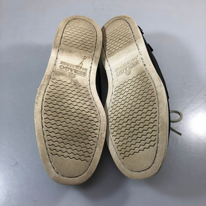 セバゴ レザーシューズ デッキシューズ モカシン メンズ ネイビー  サイズUK6.5 SEBAGO 約24.5cm【AFC31】
