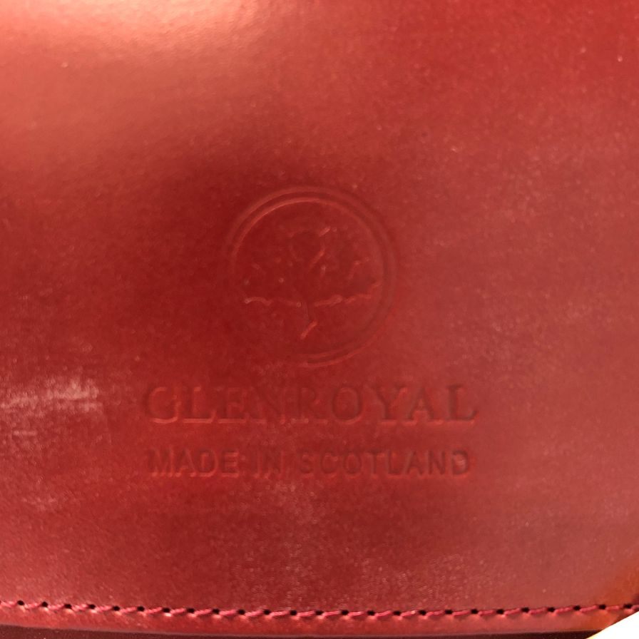 グレンロイヤル ショルダーバッグ サッチェル 13インチ ブライドルレザー ボルドー GLENROYAL SATCHEL BAG 13INCH【AFE9】