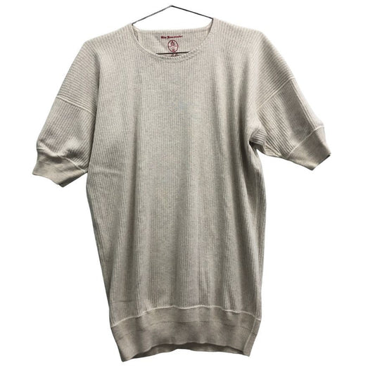 中古◆オールドホームステッダー クルーネック カットソー Ｔシャツ アイボリー メンズ サイズ44 olde homesteader 【AFB6】