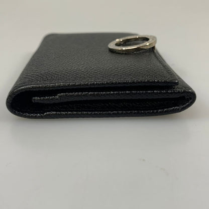 ブルガリ カードケース パスケース カード入れ 名刺入れ ブラック レザー BVLGARI【AFI22】