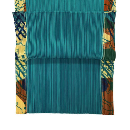 プリーツプリーズ イッセイミヤケ 02SS ロングスカート サイドスリット グリーン系 レディース サイズ1 PP22-JG776 PLEATS PLEASE ISSEY MIYAKE【AFB1】