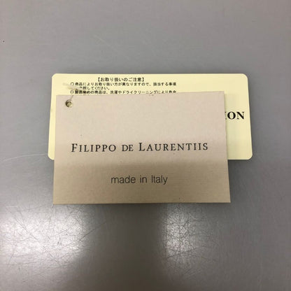 美品◆フィリッポ デ ローレンティス セーター ロイヤルメリノ ウール ニット メンズ サイズ46 カーキ  FILIPPO DE LAURENTIIS 【AFB41】