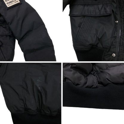 美品◆ディーゼル N-3B フライトジャケット ブルゾン ブラック メンズ L DIESEL 【AFA12】