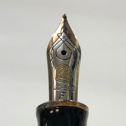 ペリカン 万年筆 スーベレーン 青縞 ブルーストライプ ペン先14C-585 F字 PELIKAN Souveran【AFI2】