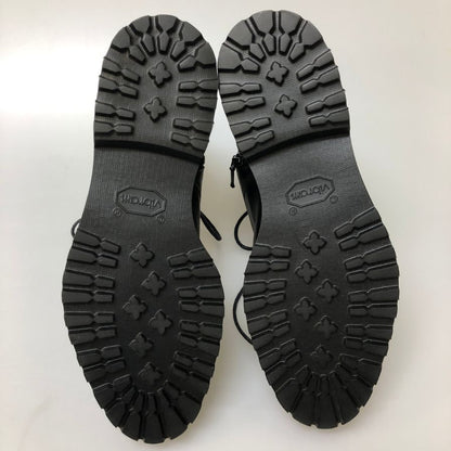 ダブルエイチ フンシャルカーフレザー サイドジップブーツ WHS0740 メンズ  サイズ75（25.5cm相当） ブラック W.H 約25.5cm【41-2】