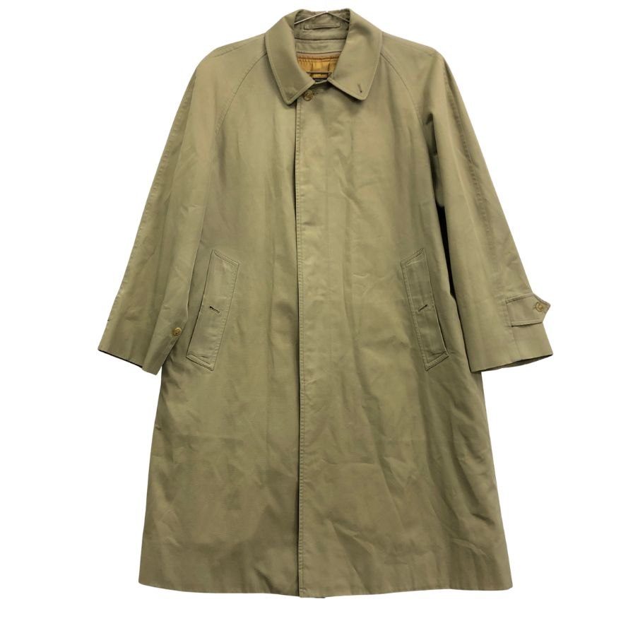 中古◆バーバリー トレンチコート 旧タグ イングランド製 ベージュ メンズ サイズ165 Burberry 【AFA4】