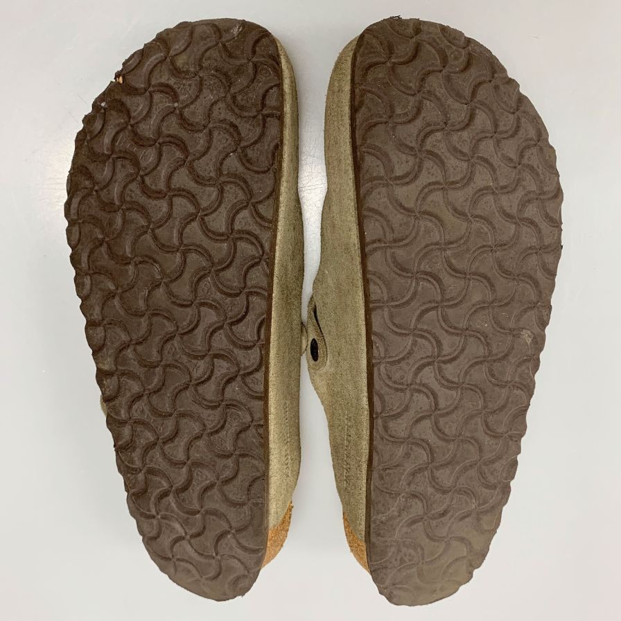 ビルケンシュトック サンダル ボストン スエード ベージュ メンズ サイズ43 BIRKENSTOCK 約28.0cm【AFC30】