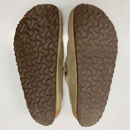 ビルケンシュトック サンダル ボストン スエード ベージュ メンズ サイズ43 BIRKENSTOCK 約28.0cm【AFC30】