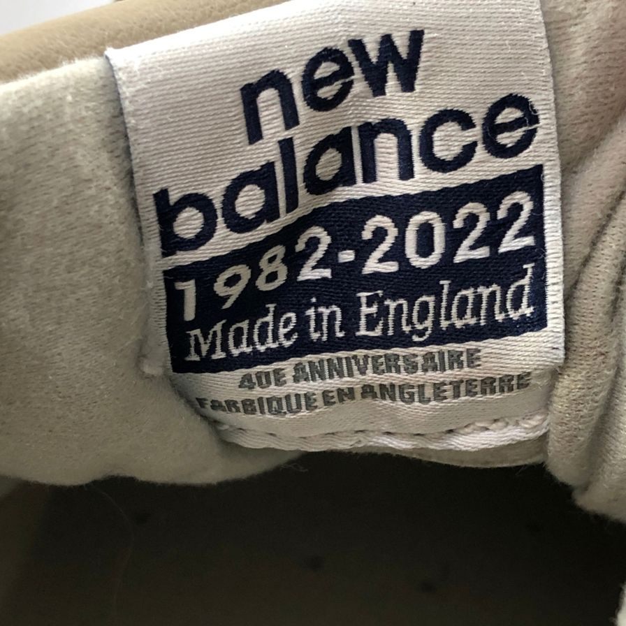 ニューバランス ローカット スニーカー M991UFK 40周年記念モデル 1982-2022 UK製 メンズ サイズUK9 グレー New Balance 約27.5cm【AFC1】