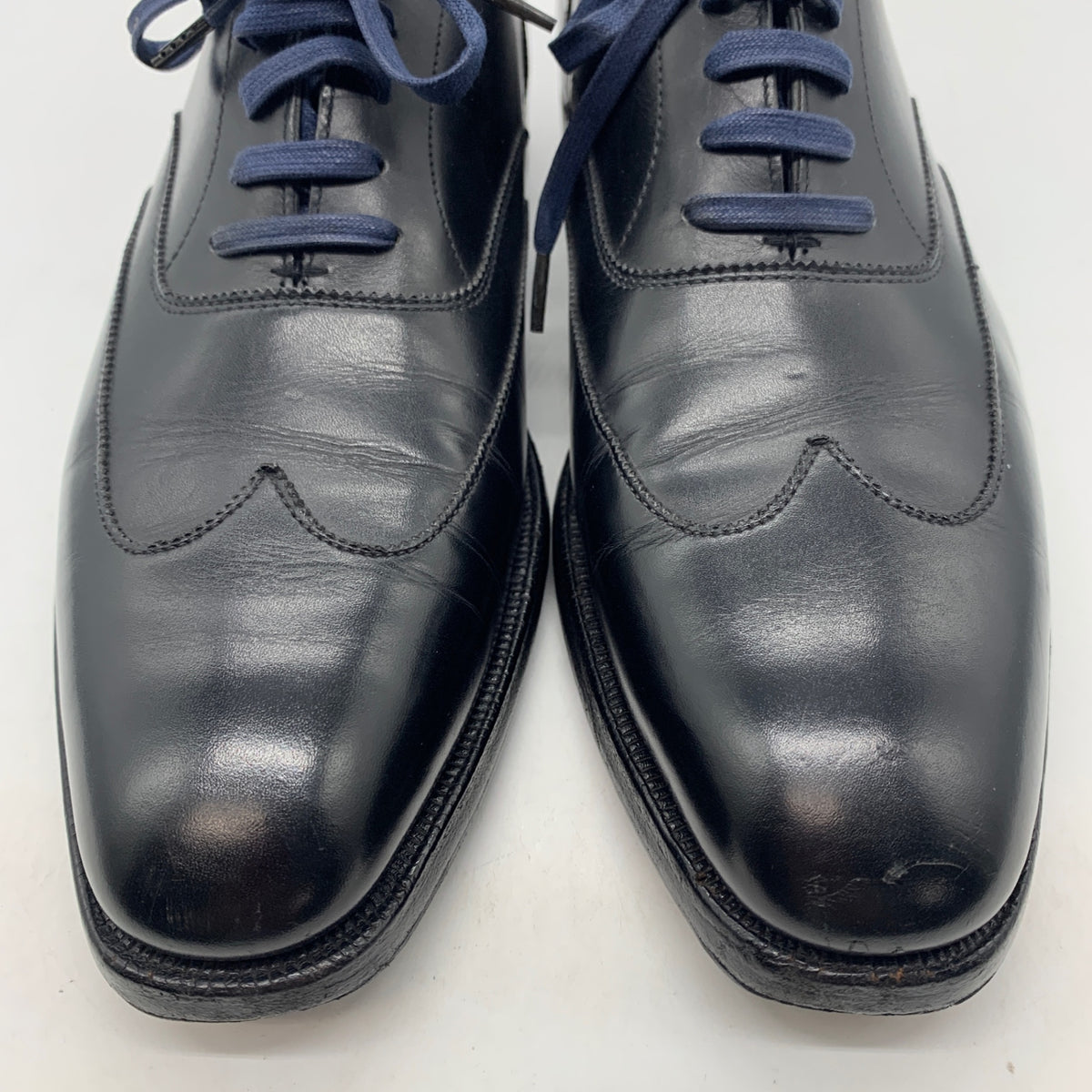 クロケット＆ジョーンズ TAVISTOCK イミテーションブローグ カーフ ブラック サイズUK6D Crockett & Jones 約24.5cm【AFC29】
