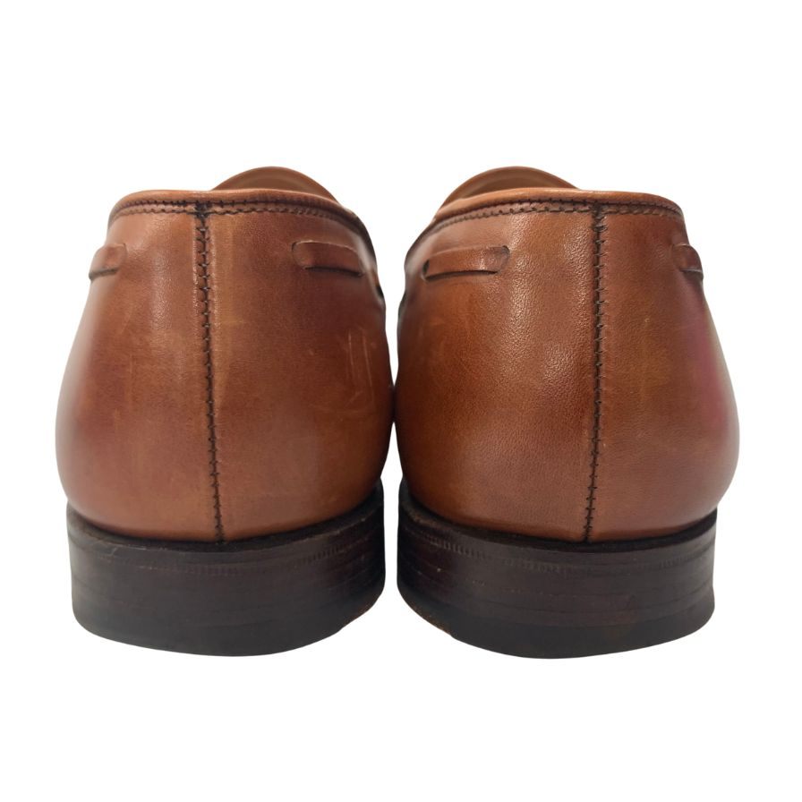 クロケット&ジョーンズ レザーシューズ タッセルローファー バーニーズニューヨーク別注 ブラウン サイズ6.5E メンズ CROCKETT&JONES NASH2 約25.5cm【AFD15】