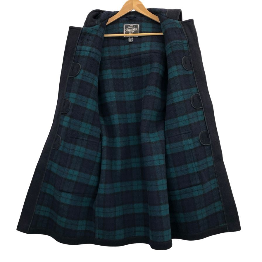 美品◆グローバーオール ダッフルコート 80S イングランド製 ネイビー ウール メンズ サイズUS36 gloverall 【AFA7】