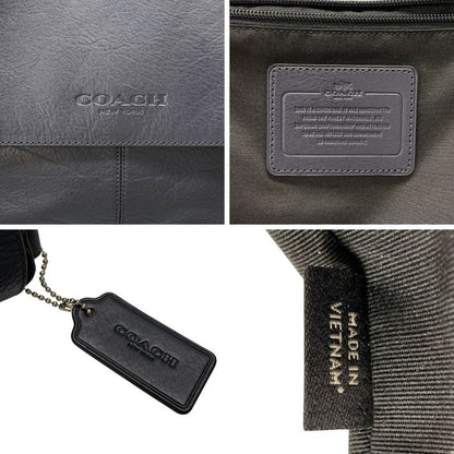 コーチ ショルダーバッグ F71721 レザー ネイビー メンズ COACH【AFE5】
