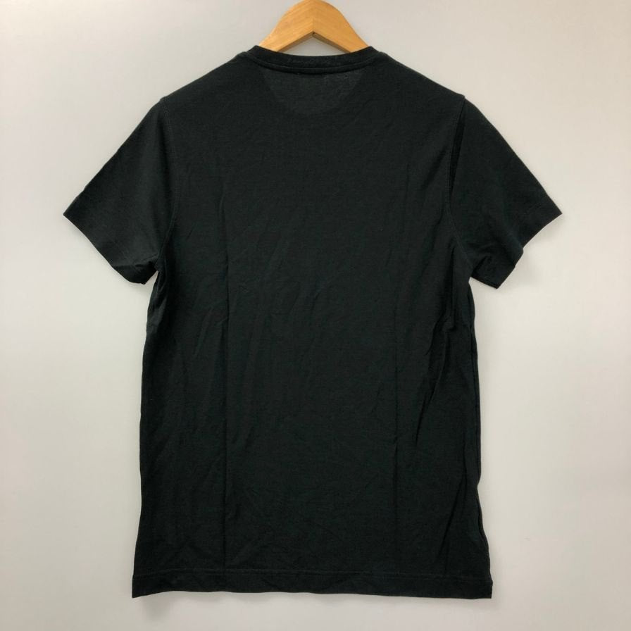 美品◆ザノーネ  クルーネック コットン Tシャツ メンズ サイズ 46 ブラック  ZANONE 【AFB38】