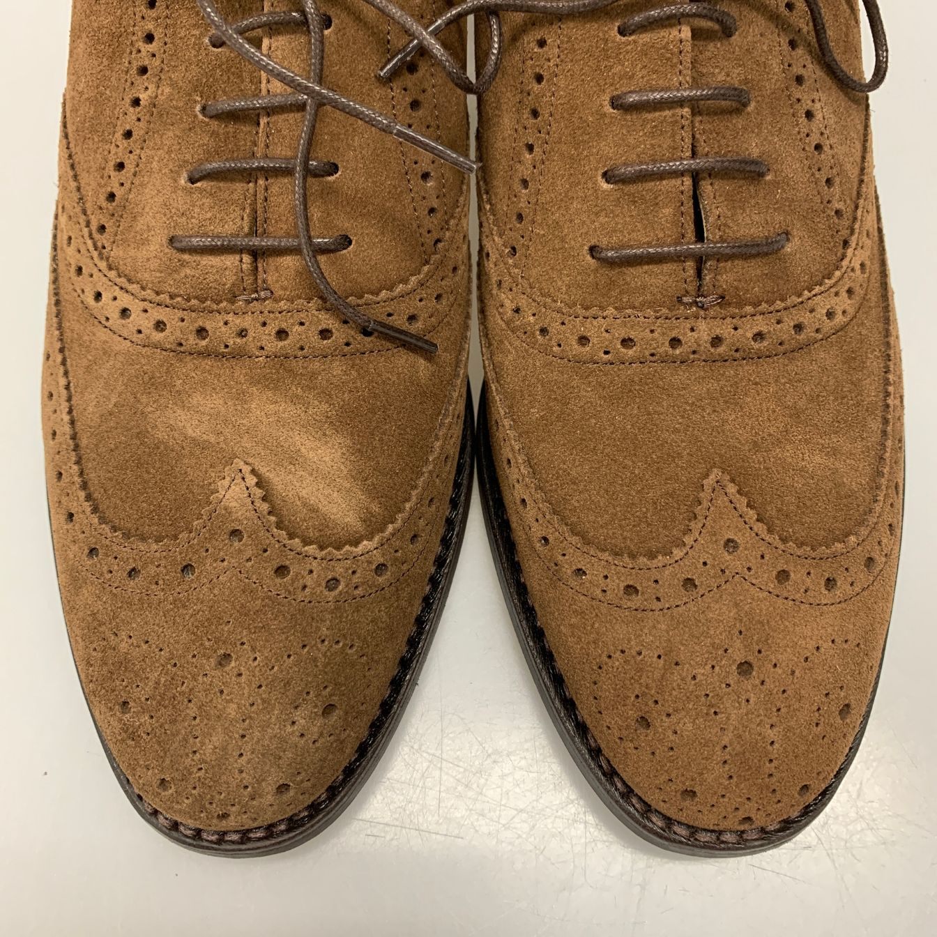 ロイドフットウェア レザーシューズ 2826ER04 ウイングチップ スエード メンズ サイズ8 ブラウン系 Lloyd Footwear 約26.5cm【AFD1】