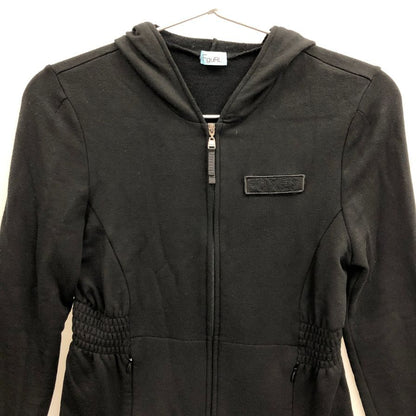 中古◆エフガール フォクシージップパーカー 24677 テンセル ストレッチ ブラック レディース サイズS  FguRL FOXEY 【AFB32】