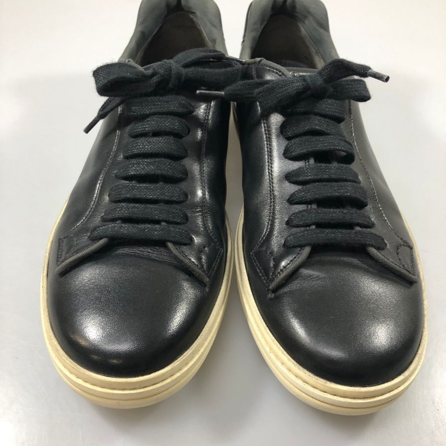 チャーチ レザースニーカー サイズ8.5 ブラック メンズ churchｓ 約27.0cm【AFC36】