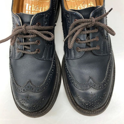トリッカーズ ウイングチップ L5633 メンズ ネイビー サイズUK6  Tricker's ビジネスシューズ 約24.5cm【LA】【中古】