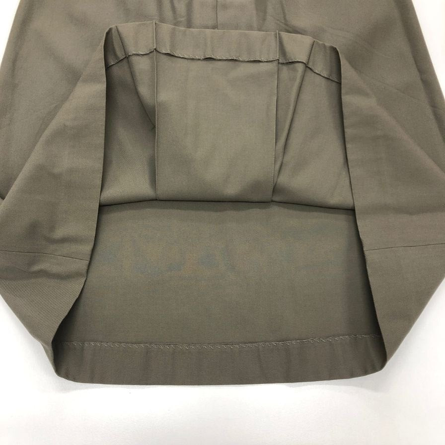 マーガレットハウエル スカート バックスリット カーキ レディース サイズ2 MARGARET HOWELL【AFB18】