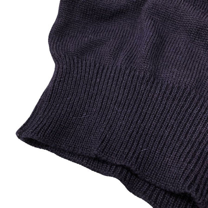 美品◆ニッフィー ニット タートルネックニット ウール サイズM メンズ ブルー Niffi 【AFB2】