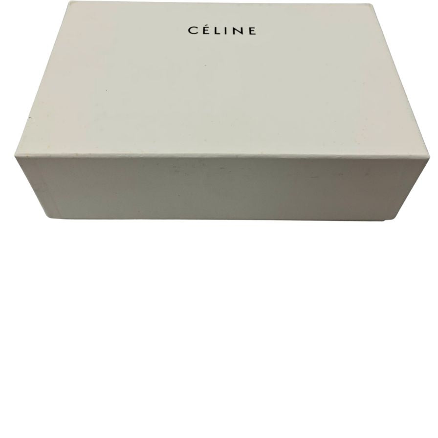 セリーヌ フラットシューズ バレリーナ ナッパレザー レッド系 レディース サイズ38 CELINE 約24.5cm【AFD15-2】