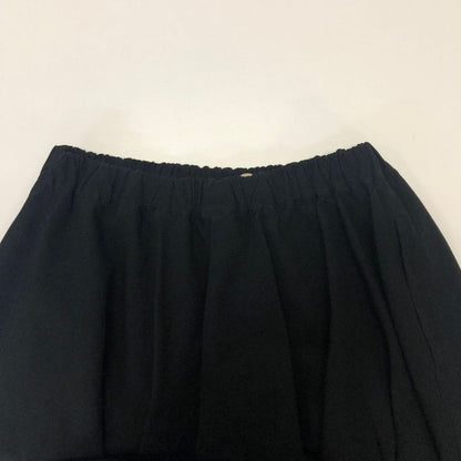 コムデギャルソン レディース フレアスカート ウエストゴム GP-S019 AD2018 日本製 サイズS ブラック COMME des GARCONS【AFB31】