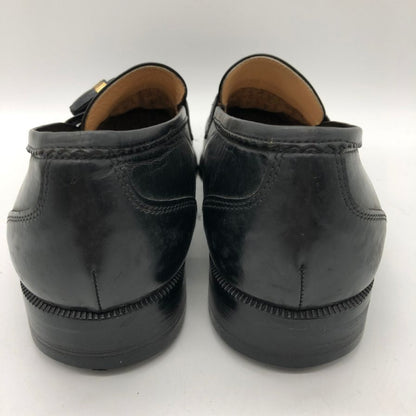 イヴサンローラン タッセルローファー ガラスレザー SL-224 メンズ ブラック サイズ24.5cm Yves Saint Laurent 約24.5cm【PTM】