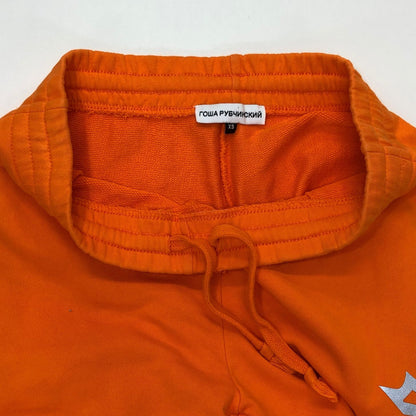 ゴーシャ ラブチンスキー スウェットパンツ ロゴ オレンジ メンズ サイズXS Gosha Rubchinskiy 【AFB36】