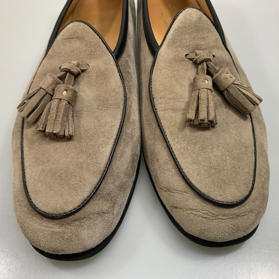 ユナイテッドアローズ ベルジャンシューズ スエード ベージュ メンズ サイズ42 UNITED ARROWS 約27.0cm【AFC41-2】