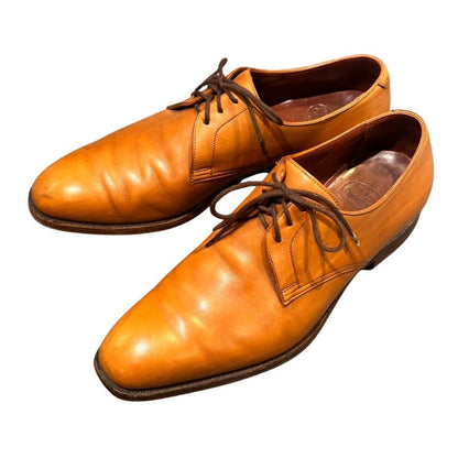 クロケット＆ジョーンズ  プレーントゥ カーフ エイントリー ライトブラウン サイズUK6.5E メンズ CROCKETT&JONES ビジネスシューズ 約25.0cm【LA】【中古】