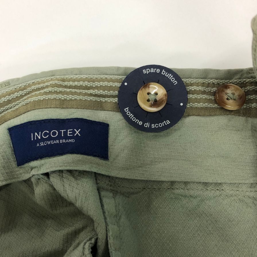 インコテックス   コットン メンズ グリーン サイズ44 Incotex 【AFB36】
