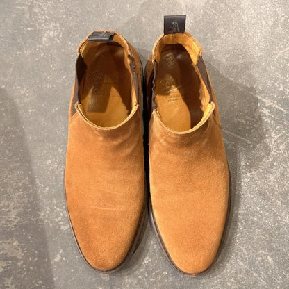 パラブーツ サイドゴア ブーツ シャンフォート スエード ブラウン サイズUK6.5 メンズ PARABOOT ブーツ 約25.0cm【LA】【中古】