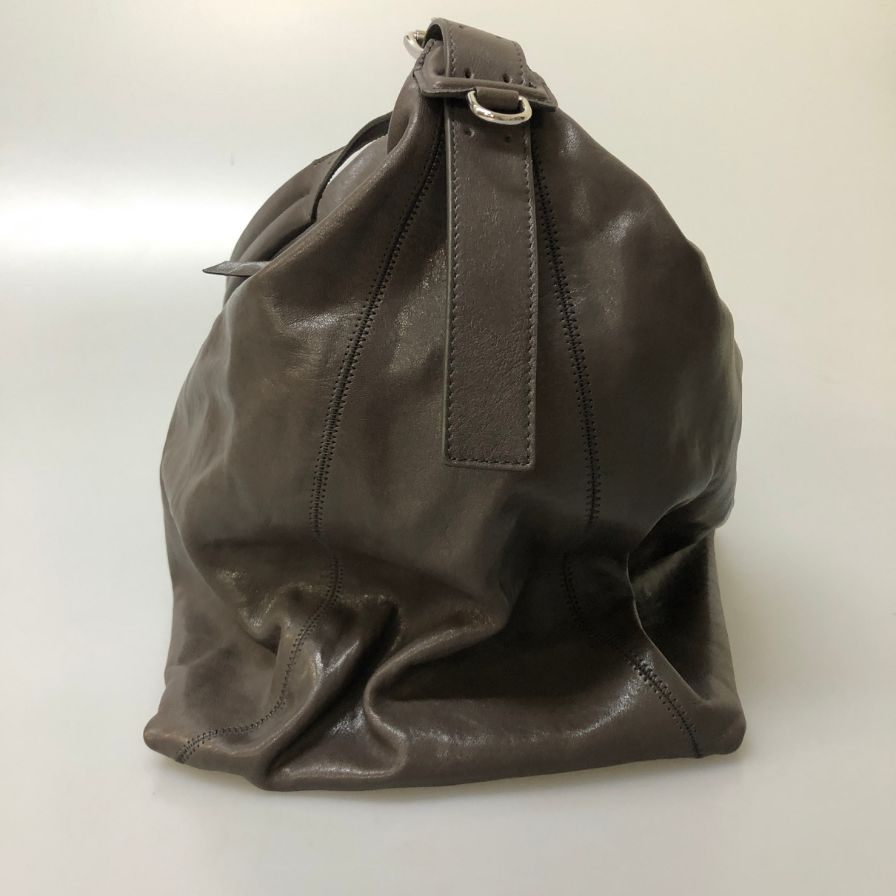 ルメール ベルテッドホーボーバッグ ダークチョコ系 LEMAIRE【AFE1】