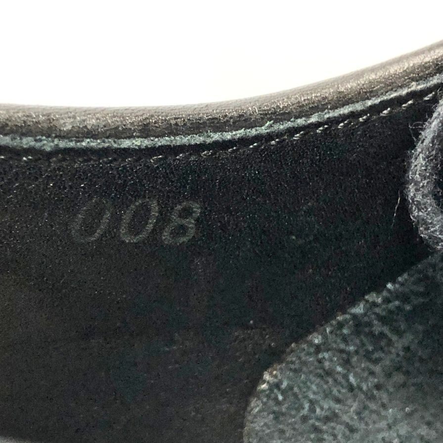 プラダ レザーシューズ プレーントゥ 本革 ブラック メンズ サイズ5.5 PRADA 約24.0cm【AFC7】