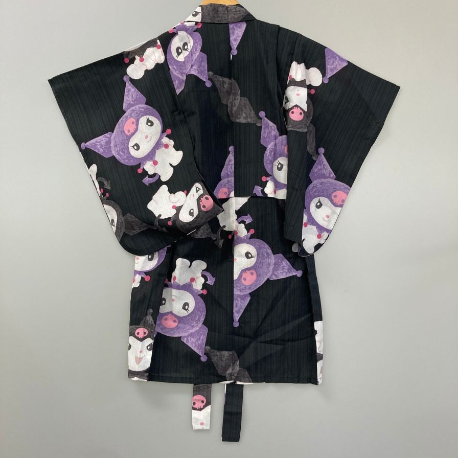 ふりふ 浴衣 サンリオ クロミ サイズ100 レディース キッズ ブラック系 【AFB34】