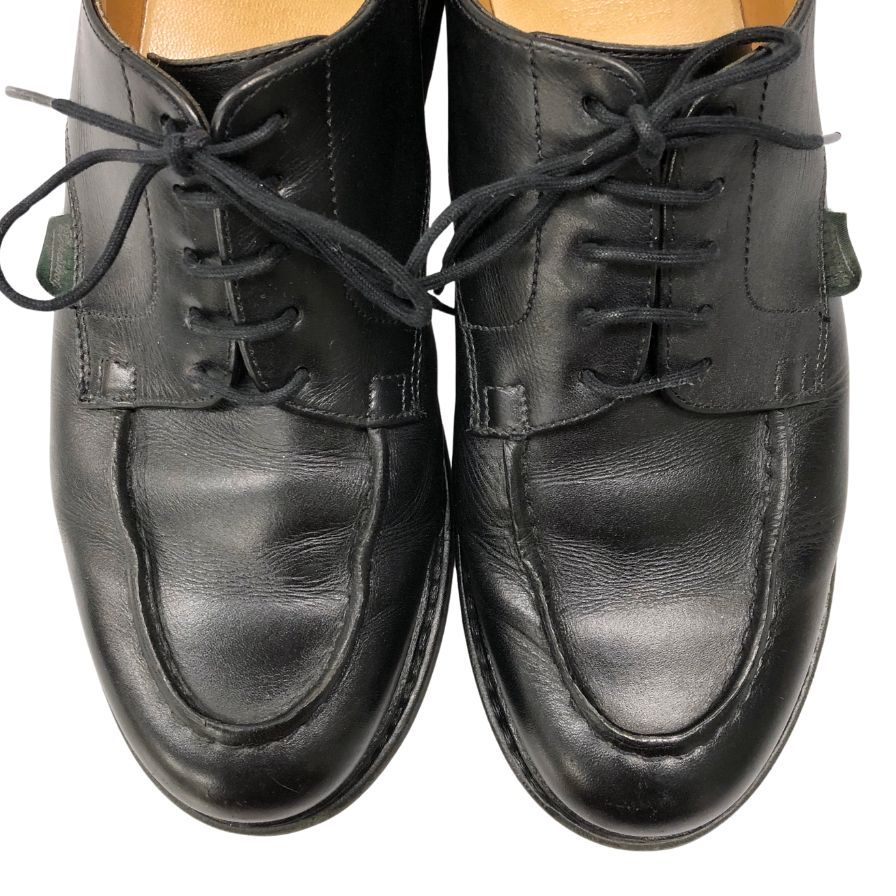 パラブーツ レザーシューズ シャンボード メンズ ブラック サイズ7 PARABOOT CHAMBORD ビジネスシューズ 約25.5cm【LA】【中古】