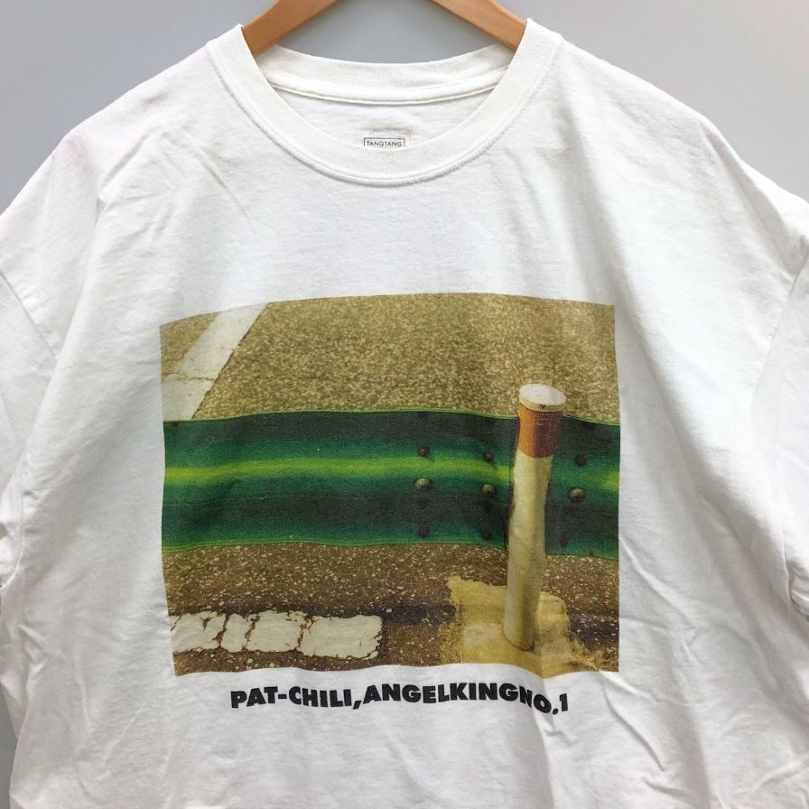 極美品◆タンタン  Tシャツ プリント メンズ ホワイト XLサイズ  TANGTANG 【AFB47】