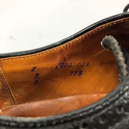 オールデン 978 90S デッドストック ウィングチップ 外羽根 メンズ 8D ブラック Alden ブーツ 約26.0cm【LA】【中古】