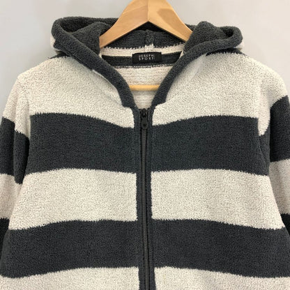 美品◆ジョセフスポーツオム フリースボア ジップパーカー メンズ サイズ48 グレー JOSEPH SPORT HOMME 【AFB51】