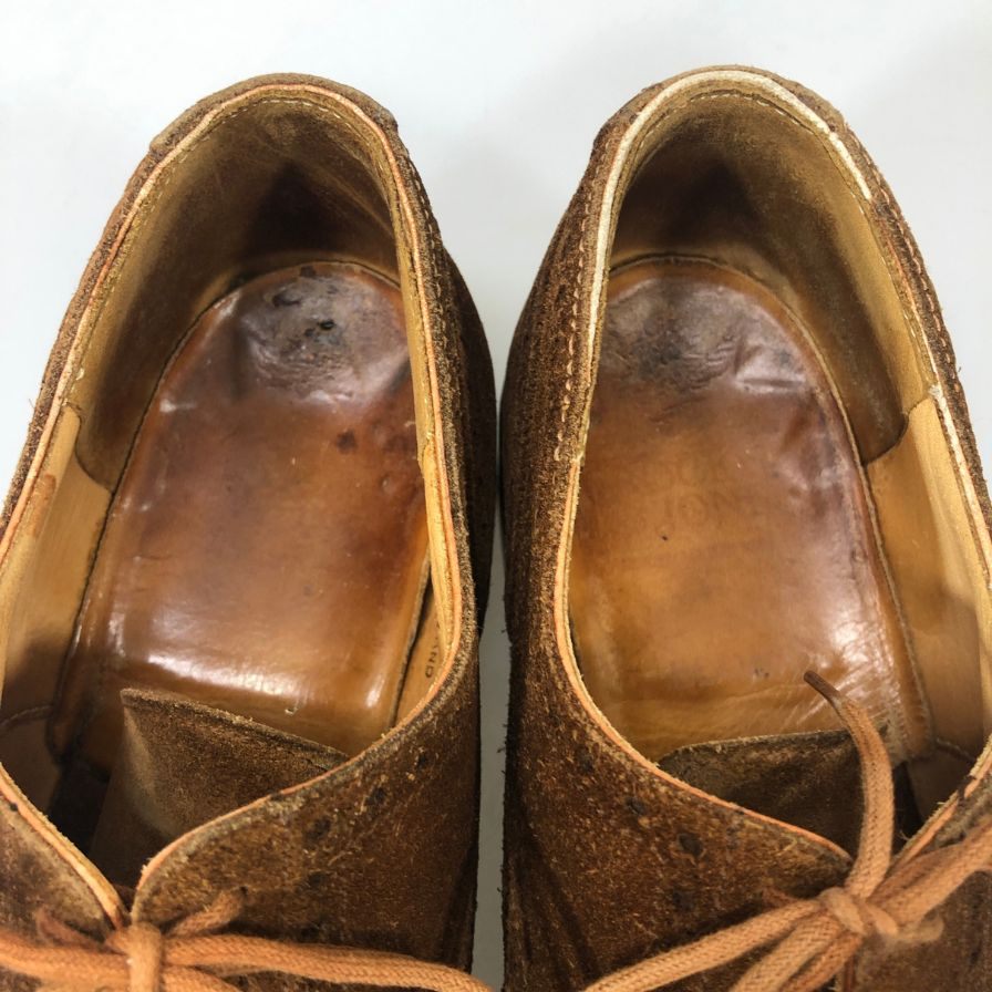 クロケット&ジョーンズ  レザーシューズ TYNE 5913 スエード ウイングチップ メンズ サイズ6 ブラウン CROCKETT&JONES 約25.0cm【YB4】