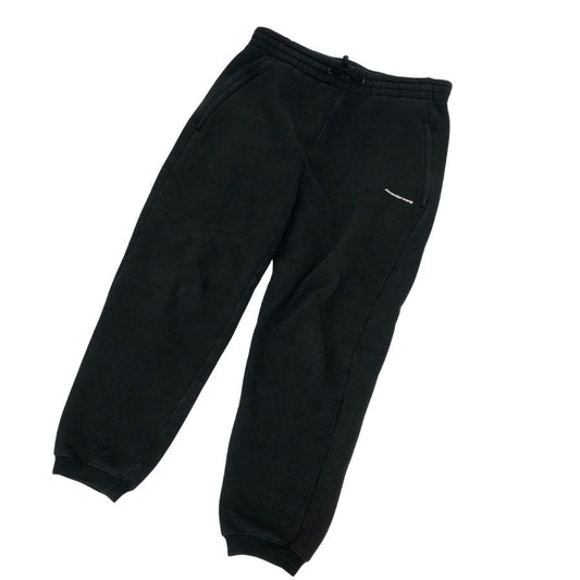 アレキサンダーワン スウェットパンツ ロゴ 裏起毛 ブラック メンズ サイズS ALEXANDER WANG 【AFB36】