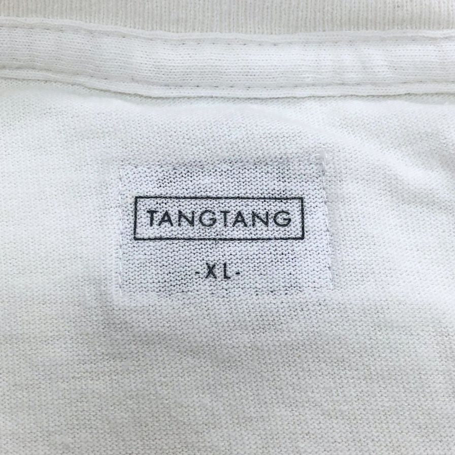 極美品◆タンタン  Tシャツ プリント メンズ ホワイト XLサイズ  TANGTANG 【AFB47】