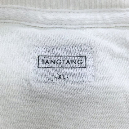 極美品◆タンタン  Tシャツ プリント メンズ ホワイト XLサイズ  TANGTANG 【AFB47】