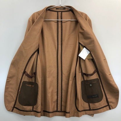 極美品◆タリアトーレ テーラードジャケット ダカール 2B メンズ サイズ50 ベージュ TAGLIATORE 【AFB7】