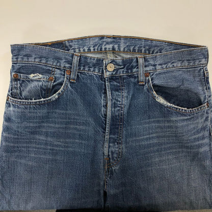 リーバイス デニムパンツ 501 ボタンフライ メンズ ブルー サイズW33L32 Levis 【AFB26】