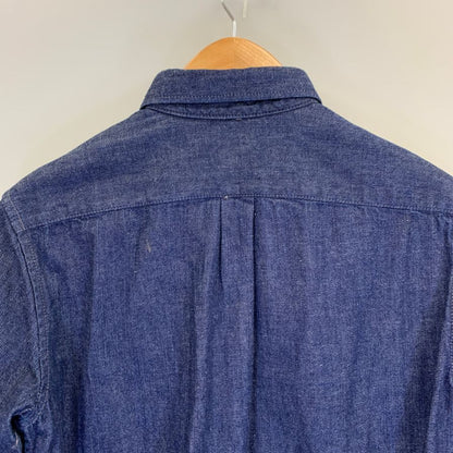 中古◆エル カネック デニムシャツ 日本製 メンズ インディゴ サイズM EL Canek 【AFB34】